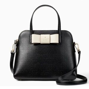 Kate Spade Mattew Street Black Handbag W/ Cross Body Detachable Strap